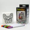 IQ Zoolight DIY Create Your Own Coloring Night Light Craft Kit - Bulldog (ZNBD), 3.5 inches x 3.5 inches, Color Changing view 1