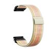 UnterFoce 22 26MM Nylon Watchband Strap fit for Garmin Fenix 7/7Pro/7X/6X/6 Pro/5X/5 Plus/Epix/Instinct(Pink,Quick fit 26mm) view 1
