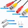 BNC Cable 4 Pack 50 Feet Atuinctv Security Camera Cable,CCTV Video Power Cable Wire for Surveillance Camera DVR Systems with 8pcs Connectors and 100pcs Cable Clips-Black view 3
