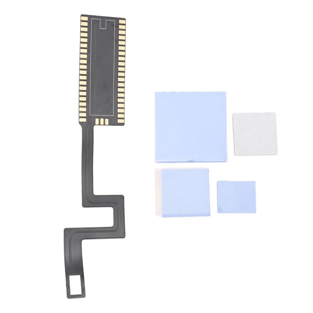 Yunseity for Pi Picoboot FPC Cable, FPC Cable with 3 Silicone Thermal Pads, Pi Gaming Compatibility, with Bendable Tape, Data Stability