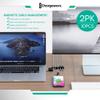 CHARGEWORX Magnetic Cable Clips 10-Pack  Adhesive Cord Organizer for Desk, Wall, Nightstand & Car  Magnetic Cable Holder for USB-C, Lightning, HDMI & Charging Cables  Cable Management Clips view 2
