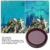 Action Camera Lens Filter, CPL ND8 ND16 ND32 Filter Set, Magnetic Optical Glass, Aluminum Alloy Frame, Silicone, for Osmo Action3 view 2
