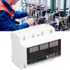 63A 3 Phase Adjustable Voltage Protector with Automatic Reset, Over Under Voltage, LED Display, DIN Rail Mounting AC120V300V view 4