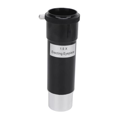 Barlow Lens, 1.25 inch Barlow Lens with Two Dust Cover, 1.5X Optical Glass Astronomical Telescope Accessories for Large Field Objects Observation