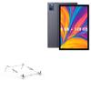 BoxWave Stand and Mount Compatible with JXCNSNW TYD-109 Tablet (10.1 in) - Pocket Aluminum Stand 3-in-1, Portable Multi Angle Viewing Riser - Metallic Silver view 1