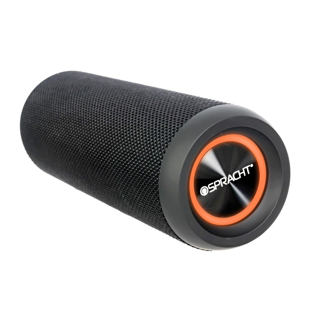 Blunote Turbo Portable Bluetooth Speaker with FM Radio, SD Card Slot, Microphone, IPX5 Water Resistant, Wireless Stereo Pairing, LED - Powerful Sound for Indoor and Outdoor Use