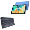 BoxWave Keyboard Compatible with Baken D10A Android 12 Table (10 in) - SlimKeys Bluetooth Keyboard, Portable Thin with Chiclet-Style Keys - Jet Black view 1