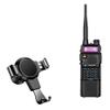 BoxWave Car Mount Compatible with Tidradio GM-5R - X-Switch Car Mount, Air Vent Mounted Holder Simple Minimal - Jet Black view 1