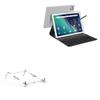 BoxWave Stand and Mount Compatible with EITOMIN Android 12 Tablet (10 in) - Pocket Aluminum Stand 3-in-1, Portable Multi Angle Viewing Riser - Metallic Silver view 1