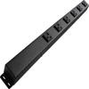 24 Hardwired Power Strip (NO Power Cord), 6 Vertical 20A Outlets (NEMA 5-20R, NOT Tamper Resistant), with Ears (with mounting tabs on Both Ends) view 1
