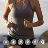 Smart Ring Health, Fashion Tech Ceramic Alloy Wearable Ring with LED Breath Light Charging Case, IP68 Smart Ring for Android for iOS (Gold) view 3
