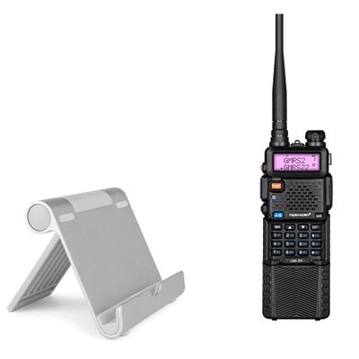 BoxWave Stand and Mount Compatible with Tidradio GM-5R - VersaView Aluminum Stand, Portable, Multi Angle Viewing Sturdy