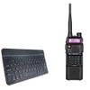 BoxWave Keyboard Compatible with Tidradio GM-5R - SlimKeys Bluetooth Keyboard, Portable Thin with Chiclet-Style Keys - Jet Black view 1