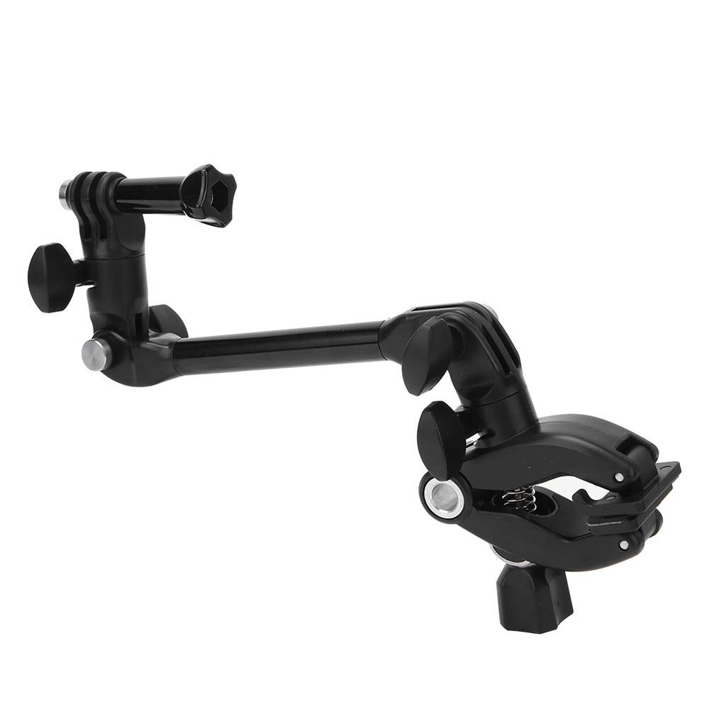CFTGIW Jam Adjustable Clamp Mount 360 Rotating Bracket Fixed Clip for Guitar Multi Angle Adjustment Can Shoot Any Angle. Light Weight Adjustable Peak Layou Made of High Firstrate