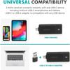 Movo WMX-1-UL-DUO Wireless Lavalier Microphone for Computer, Smartphones, and Tablets- Wireless USB & USB-C Receiver, Transmitter, and Omnidirectional Lav Mic view 4