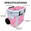 Cooler Skin Compatible with Yeti Roadie 32 Wheeled Cooler - Sakura Pink - Premium 3M Vinyl Protective Wrap Decal Cover - Easy to Apply | Crafted in The USA by MightySkins view 2