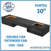 Generic 10"" Dual Ported Solo Baric Sub Box for Sierra Extended Cab 1999-2006 Subwoofer Enclosure Speaker Box Ground Shaker, ngmPkk210 view 2