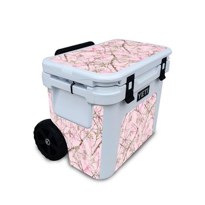 Glossy Glitter Cooler Skin Compatible with Yeti Roadie 32 Wheeled Cooler - Conceal Pink - Premium 3M Vinyl Protective Wrap Decal Cover - Easy to Apply | Crafted in The USA by MightySkins