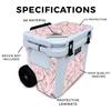 Glossy Glitter Cooler Skin Compatible with Yeti Roadie 32 Wheeled Cooler - Conceal Pink - Premium 3M Vinyl Protective Wrap Decal Cover - Easy to Apply | Crafted in The USA by MightySkins view 2