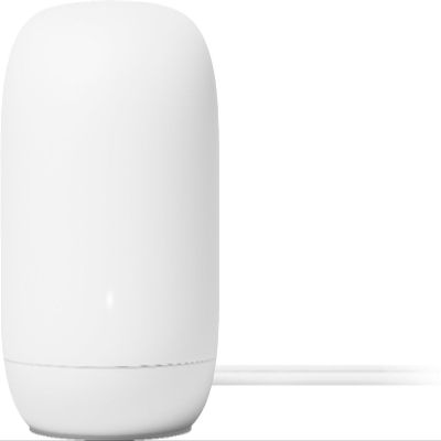 DirectNine Basics Nest WiFi Router Reliable Home Wi-Fi System with Fast Speed and Whole Home Coverage - Google WiFi Mesh Router Snow (1 Router), 1XGA00595-A