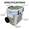 Glossy Glitter Skin Compatible with Yeti Roadie 32 Wheeled Cooler - Crazy Tikis - Premium 3M Vinyl Protective Wrap Decal Cover - Easy to Apply | Crafted in The USA by MightySkins view 2