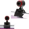 Akozon USB 2.0 HD Webcam with Microphone, 360-Degree Web Camera for PC Laptop, Suitable for Skype, MSN, Zoom Calls, for Desktop Gaming, Small and Portable, Comes view 2