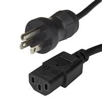 10 ft. NEMA 5-15P to C13 Hospital-Grade Power Cord