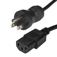 10 ft. NEMA 5-15P to C13 Hospital-Grade Power Cord