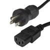 10 ft. NEMA 5-15P to C13 Hospital-Grade Power Cord view 1