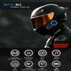 MAXTO Motorcycle Bluetooth Headset M6S,Mesh Intercom1000M Communication Systems 8 Riders Motorcycle Helmet Speaker, BT5.0 Double Chip CVC+DSP Noise Cancellation Music Sharing IP67(2 Pack) view 2