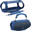 co2CREA for JBL Xtreme 4 Portable Bluetooth Speaker Silicone Cover Case, Portable Silicone Travel Case with Handle, Protective Skin Case (Blue Case) view 1