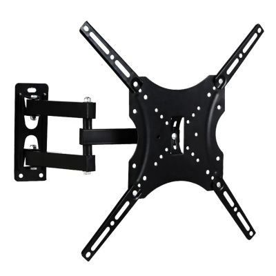 AVXANKTG Full Motion TV Wall Mount TV Bracket for 26-55 Inch Tilt Swivel Stand TV Stand Computer Monitor Mounting Bracket Swivel TV Stand