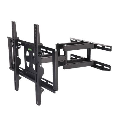 CUFTOBJM TV Wall Mount Full Motion Articulating Tilt Swivel Bracket for 26-55 Inch Screens VESA 400x400, Black