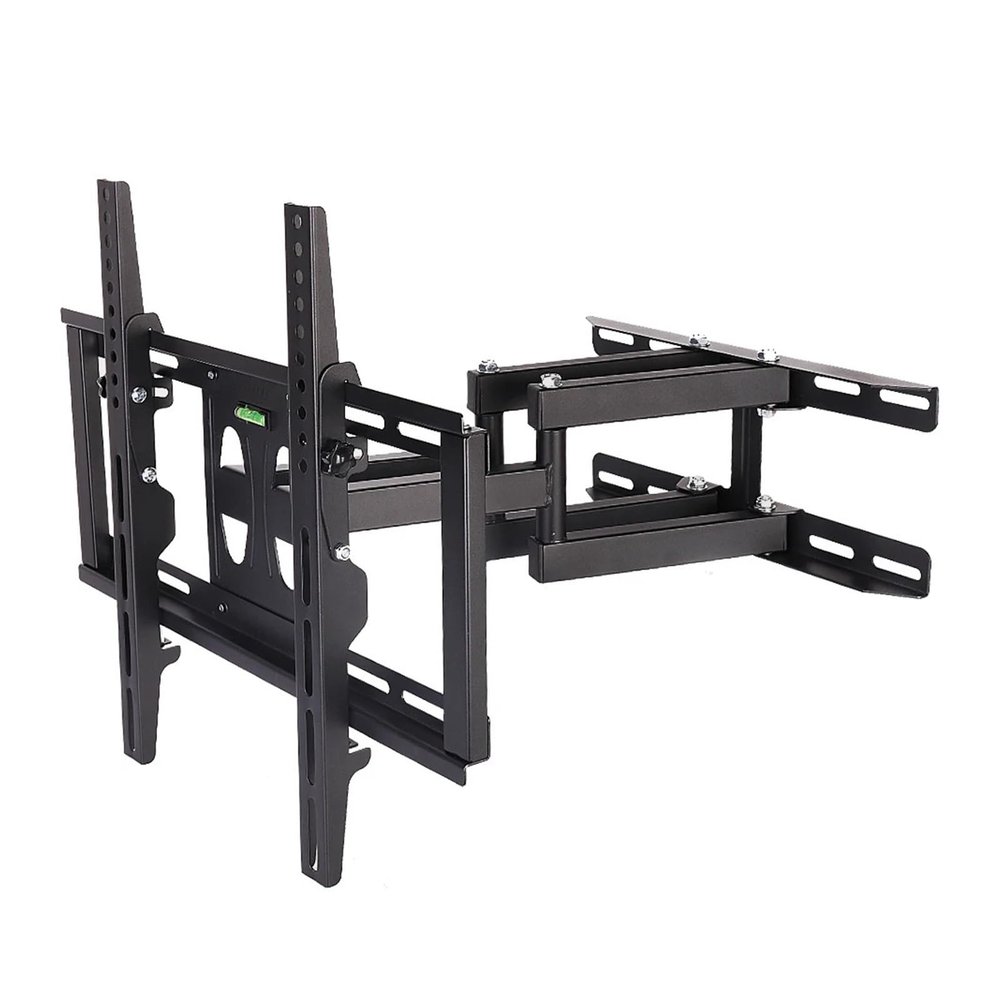 CUFTOBJM TV Wall Mount Full Motion Articulating Tilt Swivel Bracket for 26-55 Inch Screens VESA 400x400, Black