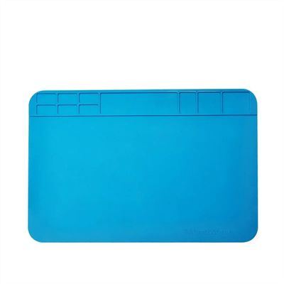 ZTBH Microscope Accessories Kit Heat Insulation Repair Pad Soldering Work Station Mat Silicon Welding Soldering Maintenance Platform for Phone Repair Tool Microscope Slides(Color:TE-509)