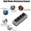 LiebeWH Programmable Mini Keypad, Mechanical Mini Keypad 4 Key 5V 1A for Office, LiebeWHyk3ggeavnc view 2