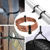 250lb Black Zip Ties Heavy Duty 12 Inch Outdoor, Extra Large Cable Tie Wraps Long Plastic Wire Ties Wide Big Strong Thick Zipties 50 Pack view 2