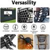 250lb Black Zip Ties Heavy Duty 12 Inch Outdoor, Extra Large Cable Tie Wraps Long Plastic Wire Ties Wide Big Strong Thick Zipties 50 Pack view 3