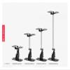 CUFTOBJM 1 Pair (2 Pieces) Different Heights C30A Ceiling Mount Speaker Bracket tilt Swivel Surround Speaker mounting Hanger Load 30 kg(Size:C30A-122mm) view 3