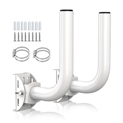 Universal Wireless Bridge Bracket Mount, 2-Pack Pole and Wall-Mounted for Outdoor Point to Point WiFi Access Point CPE Client Bridge
