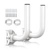 Universal Wireless Bridge Bracket Mount, 2-Pack Pole and Wall-Mounted for Outdoor Point to Point WiFi Access Point CPE Client Bridge view 1