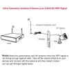 Srutueo 2.4G 5.8G Small Suction Cup Antenna LTE External High Gain LORA Full Netcom Data Collector Antenna, black, 500223304 view 3