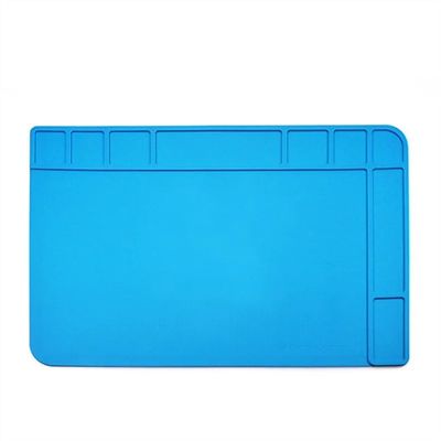 ZTBH Microscope Accessories Kit Heat Insulation Repair Pad Soldering Work Station Mat Silicon Welding Soldering Maintenance Platform for Phone Repair Tool Microscope Slides(Color:TE-508)
