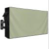Lsrtoss Sage Green Outdoor TV Cover 70-75 Inch Weatherproof, Outdoor TV Enclosure with Zipper & Roll Up Front Flap, Farmhouse Sage Green Decor Waterproof TV Covers for Outside Flat Screen TV view 1