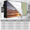 Lsrtoss Sage Green Outdoor TV Cover 70-75 Inch Weatherproof, Outdoor TV Enclosure with Zipper & Roll Up Front Flap, Farmhouse Sage Green Decor Waterproof TV Covers for Outside Flat Screen TV view 2
