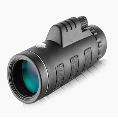 Portable Monocular 40x60 telescopes, High-Power High-Magnification Low-Light, Monoculars Multi-Layer Translucent Coating Adult Telescope for Hiking, Mountaineering and Camping for Bird Watching