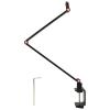DirectNine Basics Projector Mount, Alloy Steel Load 4.4lb Foldable Rotatable Projector Stand Desk Camera Mount with Clamp and 1/4in Mounting Screw for Projector, Phone Clips, Cameras, Tripod Head view 1