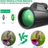 DirectNine Basics Portable Monocular monocular12x42 telescopes BAK4 Waterproof with Tripod, Used for Mobile Bird Watching, Hiking, Camping, Sightseeing for Adult Bird Watching Outdoor view 4
