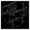 AVXANKTG DL-D-109MT 80kg 85" 65" 55" 660x500 Retractable Heavy Duty LCD TV Wall Mount Bracket Swinging Double Arm Full Motion Lift Mechanism view 2