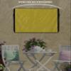 Lsrtoss Yellow Outdoor TV Cover 30-32 Inch Weatherproof, Outdoor TV Enclosure with Zipper & Roll Up Front Flap, Pure Yellow Waterproof TV Covers for Outside Flat Screen TV view 3